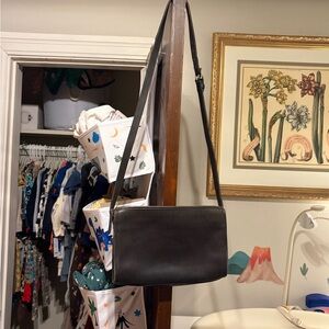 Vintage coach Black Leather Shoulder Bag